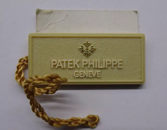 Original Genuine Patek Philippe Watch Seal Tag R272)
