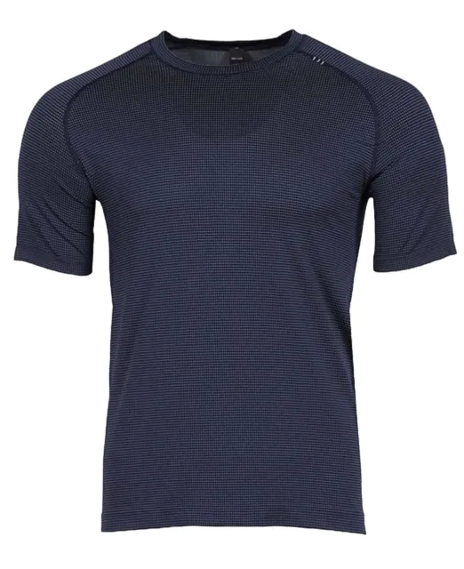 LULULEMON SHORT SLEEVE Shirt Mens L Blue Navy White Dot Metal Vent Tech 2.0  NEW $75.91 - PicClick AU