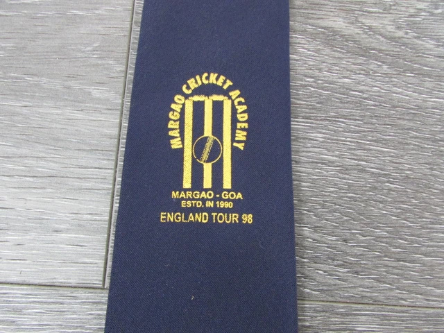 Margao Cricket Academy GOA India England Tour 98 1998 Tie by Nova Executive