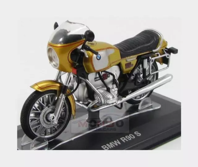 1:24 EDICOLA Bmw R90S 1975 Gold Met ED61271 Modellbau