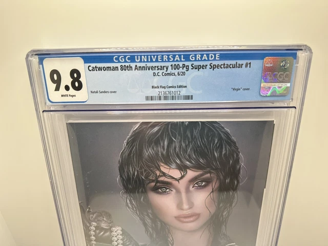 Catwoman 80th Anniversary Super Spectacular #1 Sanders Virgin Variant CGC 9.8 2