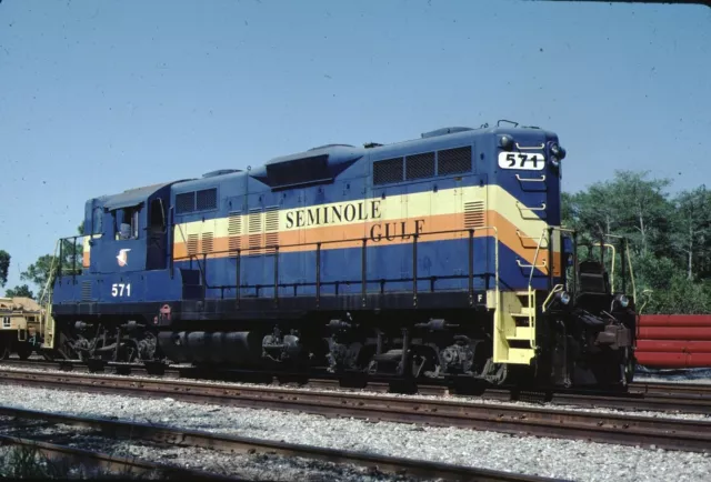 Seminole Gulf EMD GP9 Kodachrome original Kodak Slide