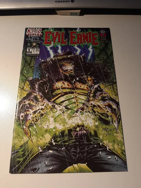 US CHAOS Evil Ernie (1998 2nd Series) #1 A COVER VARIANT PURGATORI