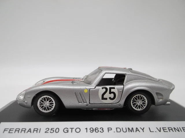 BBR 1963 Ferrari 250 GTO 24hr Le Mans Elde Pierre Dumay #25 Silver 12