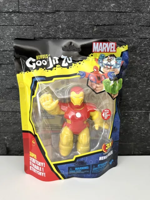 Heroes Of Goo Jit Zu x Marvel Hero Pack - L'invincibile Iron Man - Super elastico