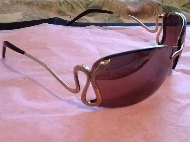 Roberto Cavalli Reflective Lens Snake Sunglasses