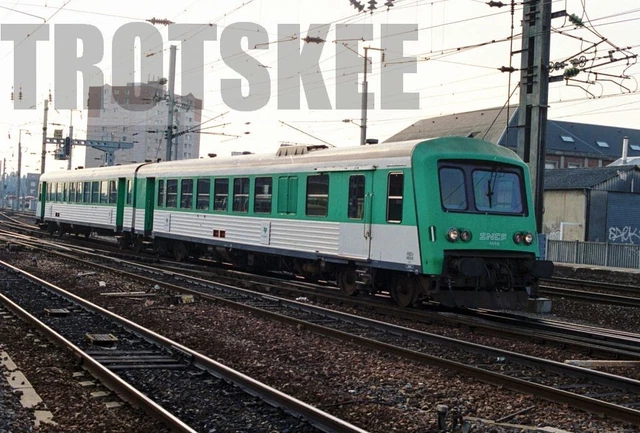 35mm Colour Negative SNCF French Railways Electric Railcar 4666 c1995 France