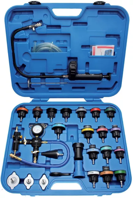 Kit Test 28 Pz  Tester Pressione Prova Radiatore Officina Auto