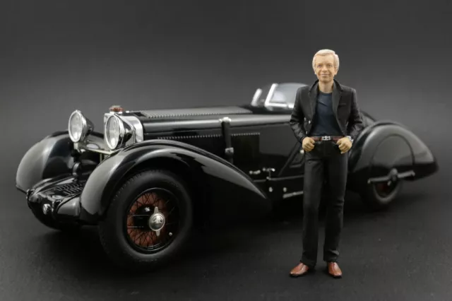 Ralph Lauren Figure pour 1:18 Mercedes 710 SSK Trossi KK-scale  !! NO CAR !!