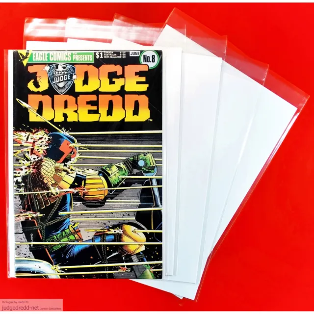 Judge Dredd # 8 of 33 Eagle Comics 2000AD 1 Comic Book 1 6 84. 1984 UK (:bx51)