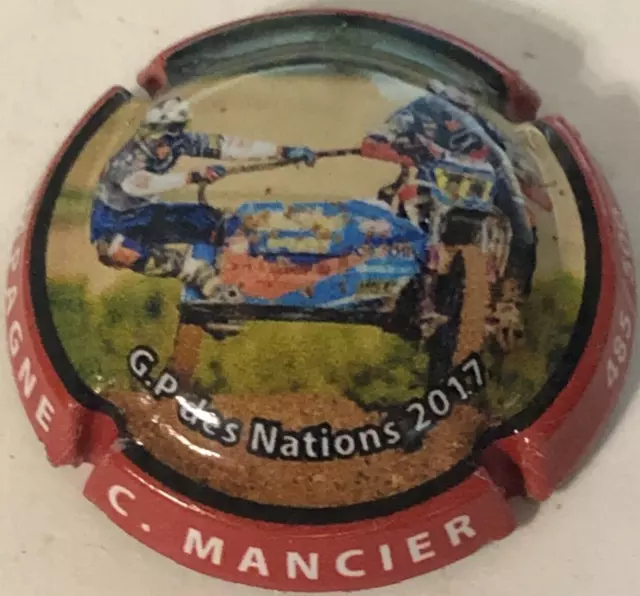 Capsule de Champagne MANCIER Claude (1a. G.P. des nations 2017)