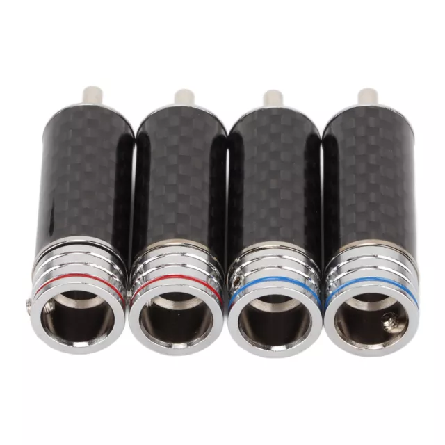 4 piezas de enchufe de sonido 8 mm de diámetro de cable conexión de soldadura baja