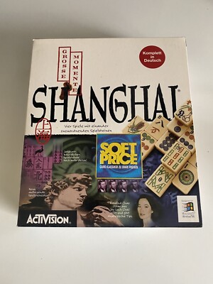 Shanghai-BIG BOX-PC CD-ROM-Activision 