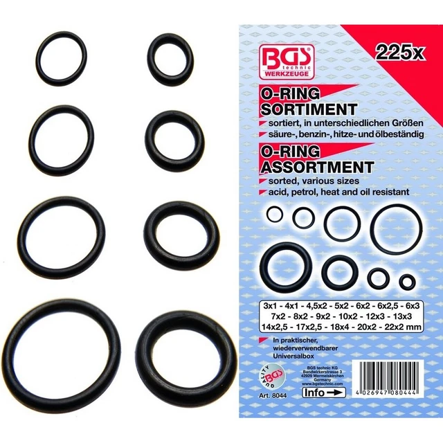 Assortimento O-ring In Gomma Da 125 Pezzi - Foto 7