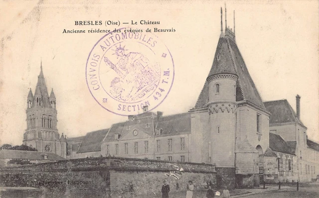 CPA Dept 60 Oise Bresles le Château Ancienne Residence des Bishops de Beauvais
