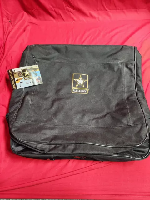 Us Army Garment Bag Black Military Carrier No Shoulder Strap