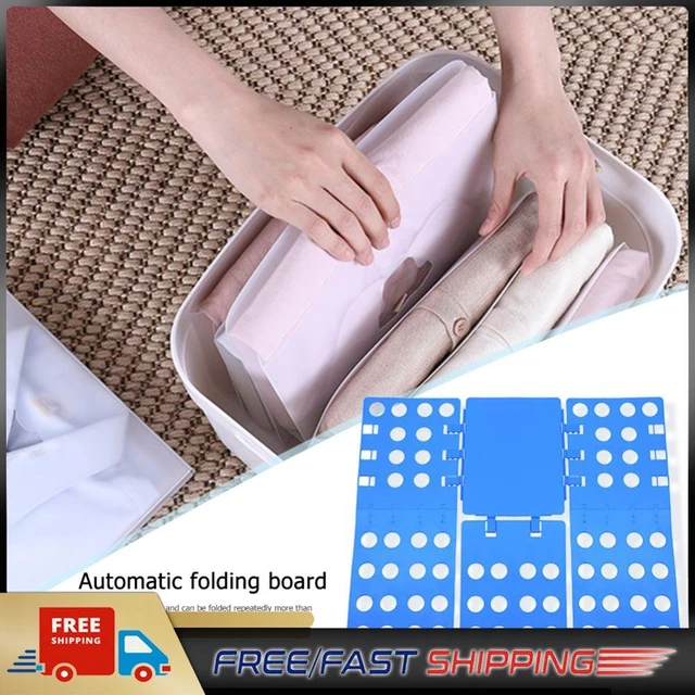 Supporto tessuto in plastica organizer scheda indumento pieghevole strumenti di stoccaggio (blu)