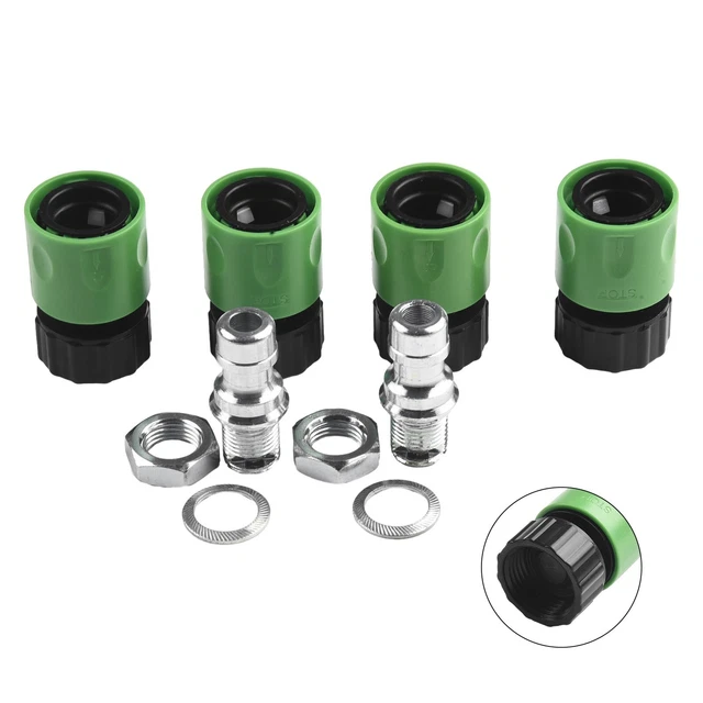 Kit De Lavage Pour Tondeuse Autoportée - Adaptateur, Buse, Connecteurs, Nettoyage Du Plateau