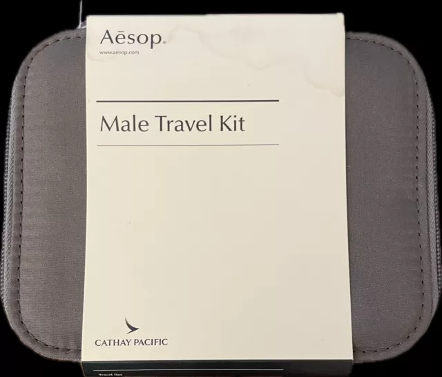 CATHAY PACIFIC First Class Amenity Kit by Aesop (NEW) Male