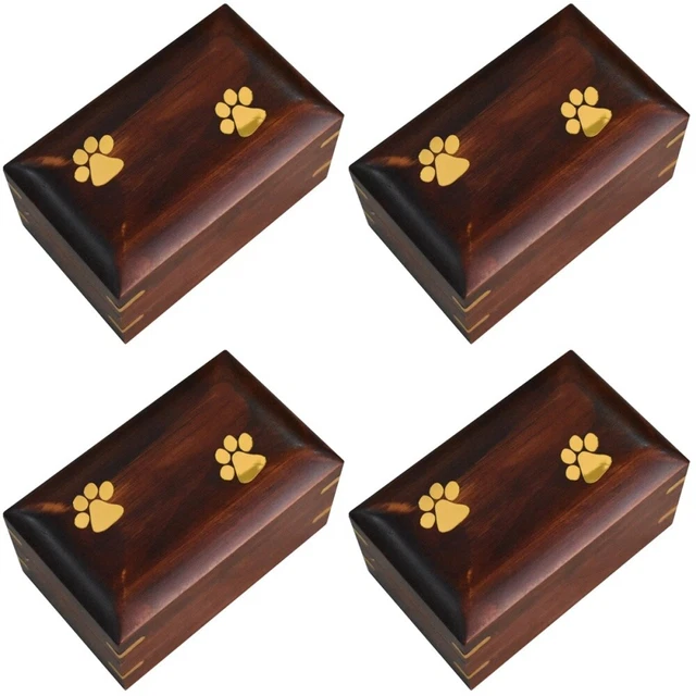 4 Count Holz Haustier Urne Für Die Einäscherung Von Haustieren Hundeurne