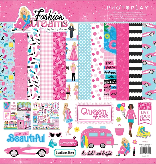 Paquete de colección PhotoPlay 12""X12""-Moda Sueños FAD4315