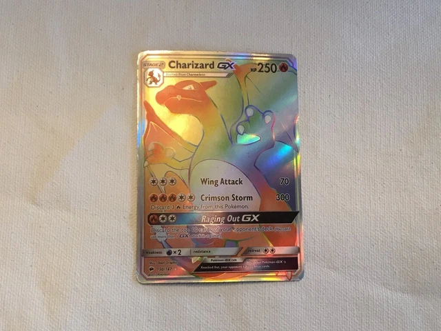 CARTE POKÉMON ARC-EN-CIEL Charizard GX EUR 308,54 - PicClick FR