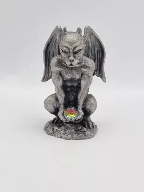 Myth And Magic The Guardian Gargoyle N012 2003 Tudor Mint Pewter Figure Rare VGC