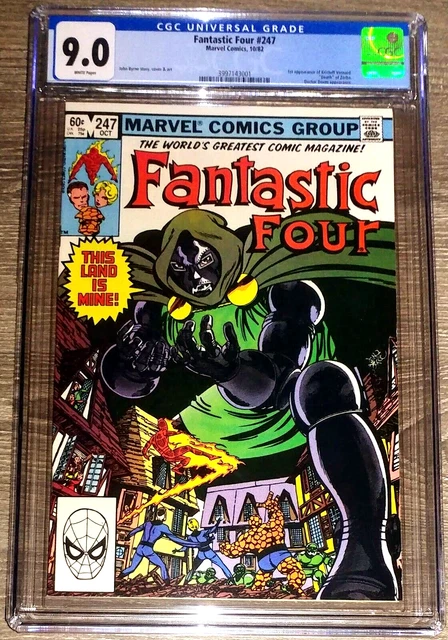 Fantastic Four #247 1St App Of Kristoff Vernard Doctor Doom's Son (1982) Cgc 9.0