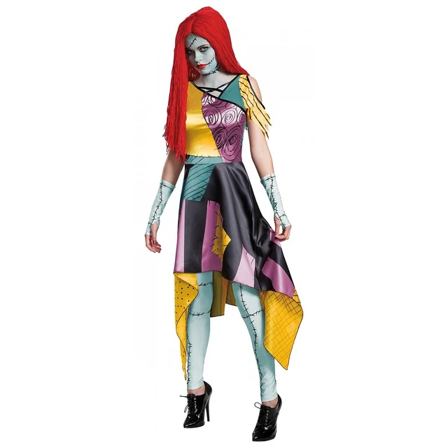 Sally Prestige Costume The Nightmare Before Christmas Halloween Fancy Dress
