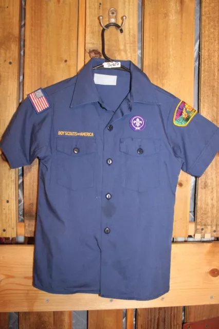Boy Scouts of America Uniform  Navy Blue Medium Youth Shirt