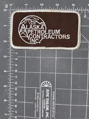 Ak Alaska Vintage Anglo Alaska Costruzione Toppa Aac Olio E Gas Petrolio Un Energia Co 