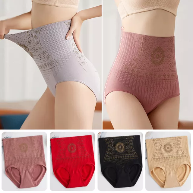 Womens Shapewear High Waist Briefs Body Shaper Underwear Tummy Control Panties.