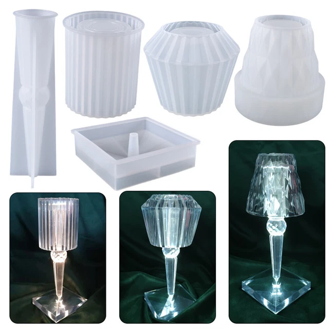 Schreibtischlampe Silikon Form Epoxid Casting Harz Handwerk Formen DIY Leselampe