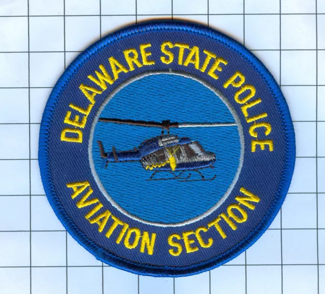 Police Patch - Delaware State Police Aviation Section - 3 1/2"