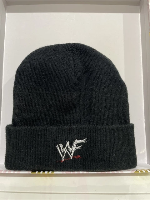 Rare Vintage 1999 WWF Attidude Era World Wrestling Federation Beanie Black WWF