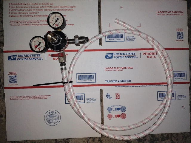 Micro Matic Premium Nitrogen Regulator Primary High Pressure 0-120 PSI, 2 Gauge