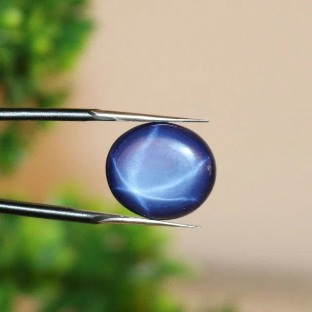 Certified Natural Star Sapphire 9 Ct 6 Buds Oval Cabs Loose Stone For Ring STR-3