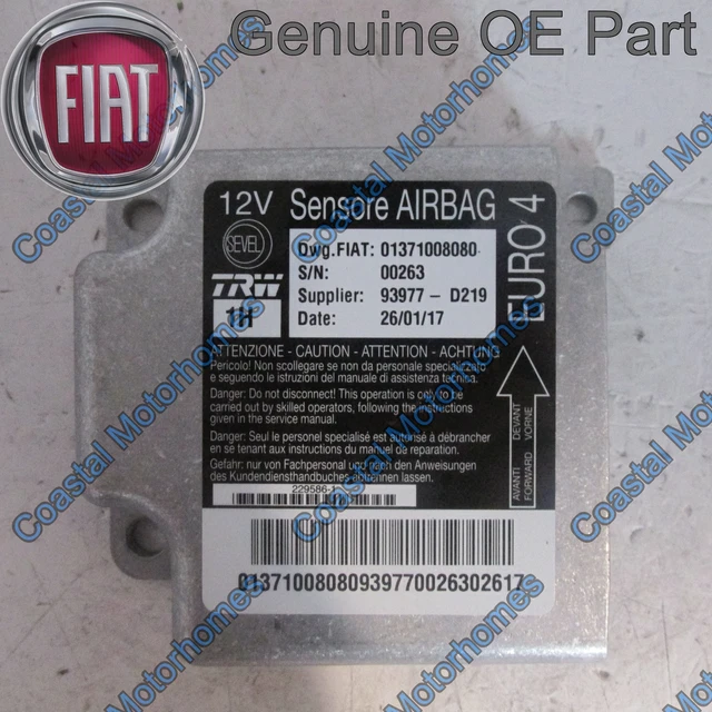 FITS FIAT DUCATO Peugeot Boxer Citroen Relay Airbag ECU Control Module 0614 OE £422.16