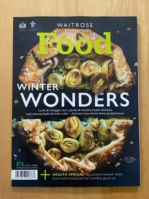 Waitrose & Partners Food Magazine: Ella Mills, Cooking Recipes, Vegan, Jan 2024