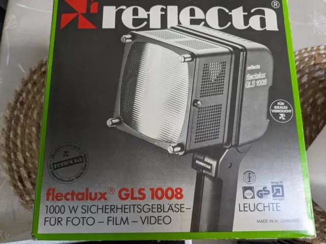 Lámpara de fotografía Reflecta Flectalux GLS 1008 más bombillas de repuesto en caja