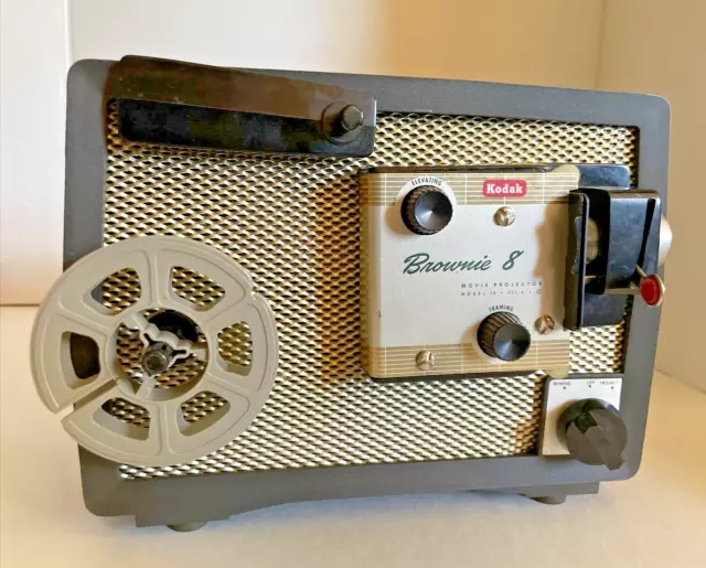 Vintage Kodak Brownie 8 Model 10 8mm Film Projector For Parts - Cannot Turn On