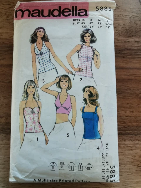 Patron Ancien Echo De La Mode - Blouse Ou Tunique Pop Taille 44 - Années 60 - Occasion Complet Mais Usage