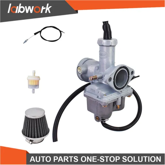 Labwork Carburetor & Throttle Cable & Air Filter For Honda XR100 XR100R XL100S