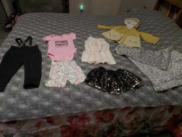 Baby Girl 12 Mo. To 18 Mo. Clothes-Lot Of 10