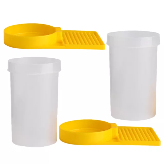 2 piezas herramientas de apicultura taza de alimentación colmena tazas agua para abejas alimentador de jardín