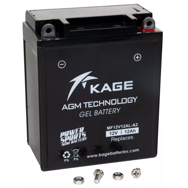 Batterie GEL KAGE YB12AL-A2 für Aprilia BMW Honda CBX Kawasaki EN Yamaha FZR