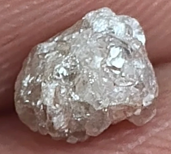 DIAMANT DE CLARTÉ Opaque brut en vrac naturel 5.95 Ct superbe diamant