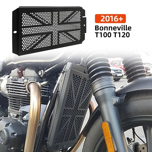TRIUMPH BONNEVILLE T100 T120 Bobber Radiator Guard Grille Protector ...