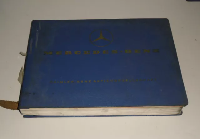 Catalogue des Pièces Mercedes Benz Type O 302 Bus Châssis Liste de Rechange