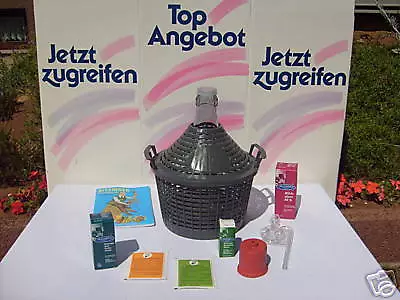 Premium-Set Weinherstellung Weinballon 5 l + Zubehör